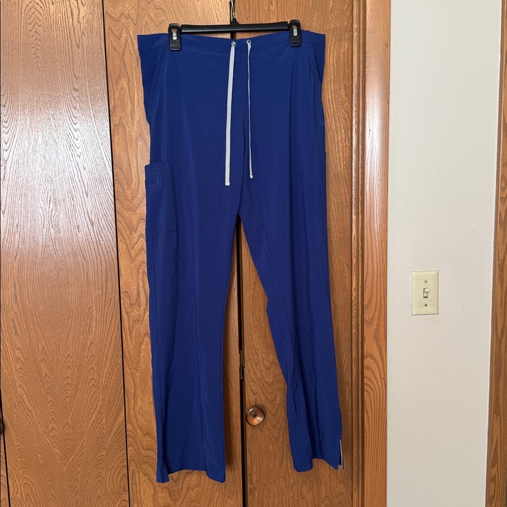 Urbane woman’s scrub pants.